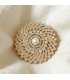 XSB239 - Round Pearl Elegant Saree Brooch